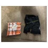 Dog Bandanna & Padded Bike Shorts Sz S