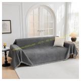 MYSKY HOME Couch Covers 91x150" Dark Grey