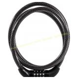 Master Lock 4ft Set-Your-Own Cable Lock 8370D