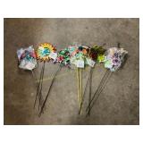 12ct Assorted Garden Stakes