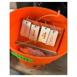 Halloween Bucket & Calendar