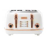 Haden White 4-Slice Toaster