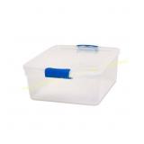 15.5 Qt. Latching Clear Storage Box (4-Pack)