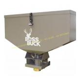 Boss buck 80 lb ATV Feed Spreader & Seeder, Grey