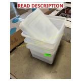 3 ct. plastic tote with lids