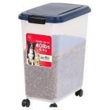 4 ct. IRIS Airtight Dog Food Storage, 40 lb, Navy