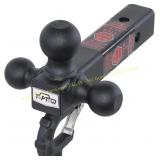 TOPTOW Tri-Ball Hitch & Tow Hook 2" Receiver