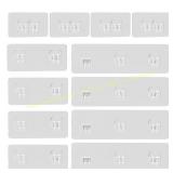 Lsnisni 12 Pack Shower Caddy Adhesive Strips