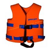 Small Sunset Orange USCG Approved Child Vest