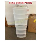 6 drawer plastic organizer