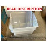 2 ct. plastic file box with lids