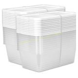 20-Pack Clear 6-Qt Storage Containers
