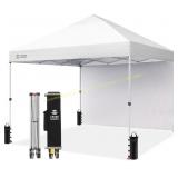CROWN SHADES 8x8 Pop Up Canopy with Wall