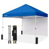 CROWN SHADES 8x8 Pop Up Canopy with Wall