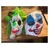 2ct Creepy Clown Mask