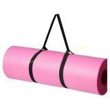 Amazon Basics Thick Yoga Mat with Strap