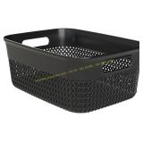 Life Story 10-qt Medium Storage Basket, Black