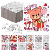 Realspring 24 Pack Coloring Puzzles for Kids