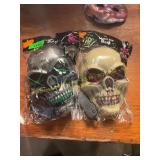 2ct Light Up Skull Mask
