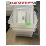 3 ct. plastic file organizers with lids