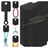 Ctosree 1000 Self-Adhesive Display Cards Black