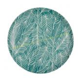 10Ct Printed Melamine Round Dinner Plate