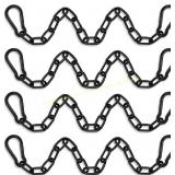 4 Pack Hanging Swing Chain with Carabiners