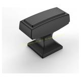 Amerdeco 10 Pack Matte Black Knobs 1.4"