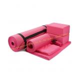 BalanceFrom 7-Piece Yoga Set with Mat, Strap