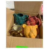 4Ct Assorted Cheetah Mug