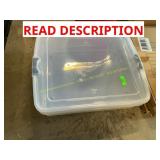 2 ct. underbed plastic storage with lids