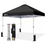 CROWN SHADES 10x10 Pop Up Canopy, Silver Top