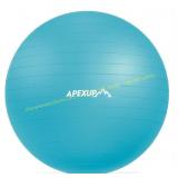 BLACK APEXUP Yoga Ball: Anti-Slip Stability Ball