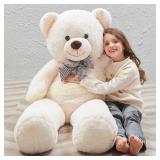 MorisMos 47" Plush Teddy Bear White