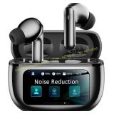 Wireless Earbuds with ANC, 40H Playtime, Black