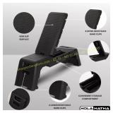HolaHatha Fitness Deck with Storage