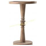 Pedestal Small Drinking Table, Tray Top