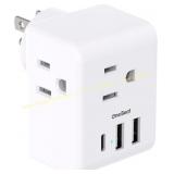 Multi Plug Outlet Extender with USB Charger