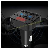 LanSuper Bluetooth FM Transmitter with Dual USB
