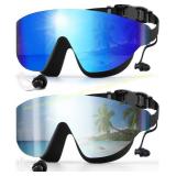Zoomsnail Frameless Swim Goggles, Anti-Fog UV