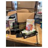 WiFi Router, Books, Alarm Clock, Misc