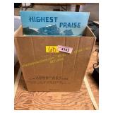 Box of Vinyl Records