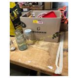 Mason Jars, Trays, Misc