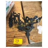 Antique Cast Iron Wall Scone