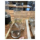 3ct Glass Jars/Vases