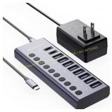 ACASIS 10-Port USB-C 3.2 Hub, 60W, Aluminum