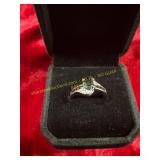 Ladies .925 Silver Eye of Faith Ring 6