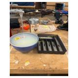 Utensil Tray, Nesting Bowls, Flour Canister
