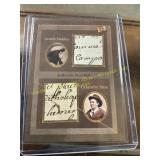 25 Annie Oakley/ Clamity Jane Double Relic Card