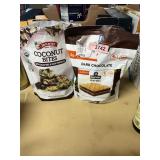 Coconut Bites + Dark Chocolate Wafers